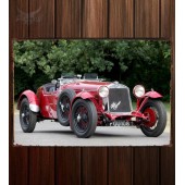 Металлическая табличка Alfa Romeo 6C 1750 GS Testa Fissa by Young